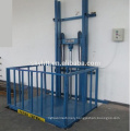 5m Hydraulic Cargo Lift Vertical Warehouse Cargo Elevator Guide Rail Lift Tables